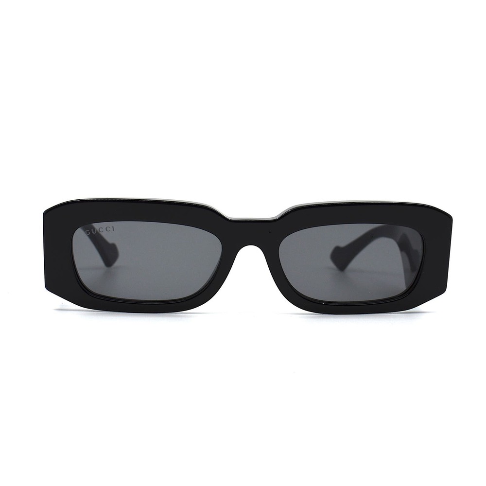 Gucci GG1426S Black Grey Sunglasses Unisex Authentic Italy New w/ Case - Picture 4 of 13